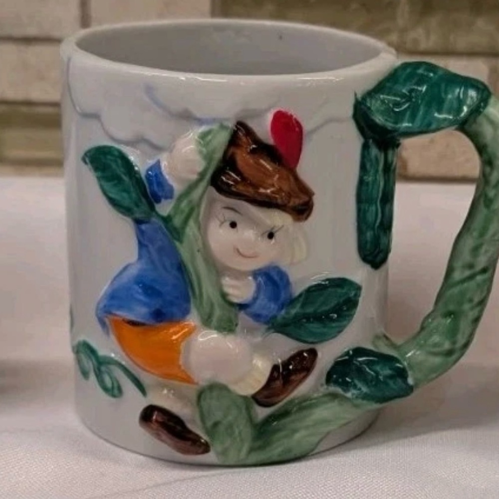 Jack & The Beanstalk Ceramic JSNY Mug Pre-1960